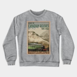 Retro Railway Travel Canada_03 Crewneck Sweatshirt